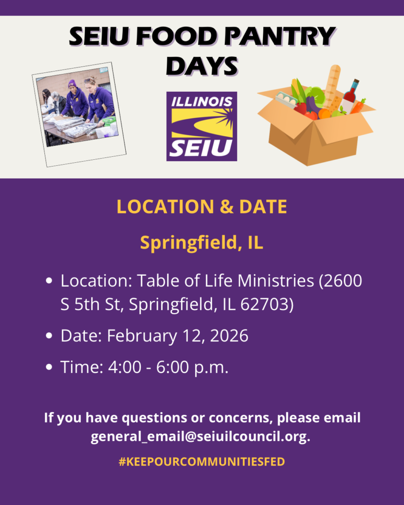 SEIU Food Pantry Days